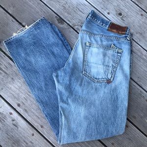 Mens PRPS selvedge distressed jeans 36x32